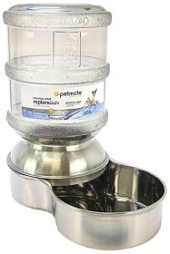 Petmate Replendish Stainless Steel Waterer