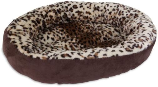 Aspen Pet Round Pet Bedding Animal Print for Dogs