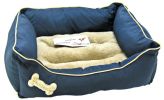 Petmate Plush Rectangular Bone Lounger Assorted Colors