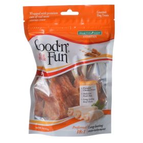 Healthy Hide Good'n' Fun Triple-Flavor Wings Chicken, Pork and Beef Hide