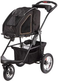 Petique 5-in-1 Pet Stroller Travel System Sunset Strip