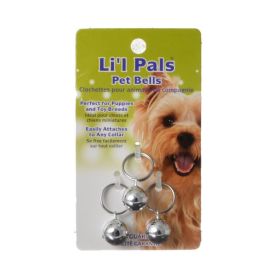 Lil Pals Pet Bells Silver for Puppies and Toy Dog Breeds (size: 3 count)