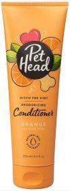 Pet Head Ditch the Dirt Deodorizing Conditioner for Dogs Orange with Aloe Vera (size: 8.4 oz)