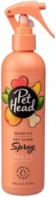 Pet Head Quick Fix Dry Clean Spray for Dogs Peach with Argan Oil (size: 10.1 oz)