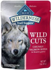 Blue Buffalo Wilderness Trail Toppers Wild Cuts Salmon in Gravy (size: 3 oz)