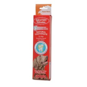 Sentry Petrodex Natural Toothpaste for Dogs Peanut Flavor (size: 2.5 oz)