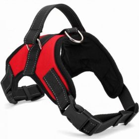 Dog Chest Strap Traction Rope Explosion proof Flushing Dog Chest Strap (Specifications (length * width): XS, colour: black)