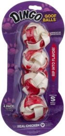 Dingo Goof Balls with Real Chicken Small (size: 4 count)