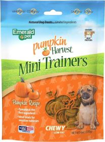 Emerald Pet Pumpkin Harvest Mini Trainers Chewy Dog Treats (size: 6 oz)