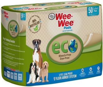 Four Paws Wee Wee Pads Eco Pee Pads for Dogs (size: 50 count)