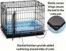 MidWest Double Bolster Pet Bed Blue