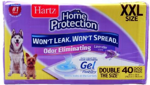 Hartz Home Protection Lavender Scent Odor Eliminating Dog Pads XX Large (size: 40 count)