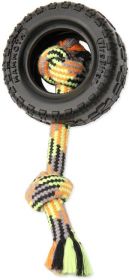 Mammoth Pet Tire Biter II Dog Toy with Rope (size: Small - 1 count)