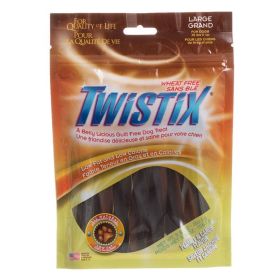 Twistix Peanut and Carob Flavor Dog Treats Large (size: 5.5 oz)