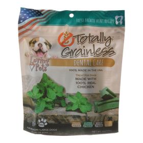 Loving Pets Totally Grainless Dental Care Chews Fresh Breath Mint Medium (size: 6 oz)