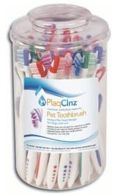 PlaqClnz Pet Toothbrushes for Dogs and Cats (size: 48 count)