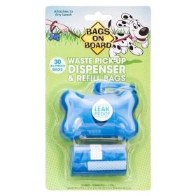 Bags on Board Blue Bone Dispenser (size: 30 count)