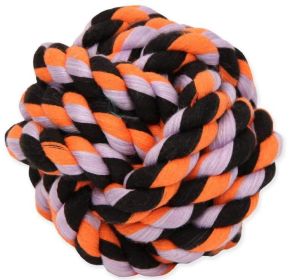 Mammoth Cotton Blend Monkey Fist Ball Flossy Dog Toy 3.75" Small (size: 1 count)