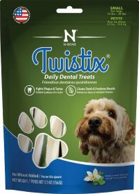 Twistix Vanilla Mint Flavor Dog Treats Small (size: 5.5 oz)