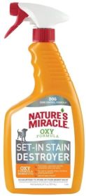 Natures Miracle Oxy Formula Set-In Stain Destroyer Dog Odor Control Formula (size: 24 oz)