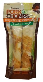 Pork Chomps Real Chicken Wrapped Rolls (size: 2 count)