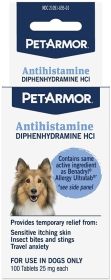 PetArmor Antihistamine Medication for Allergies for Dogs (size: 100 count)