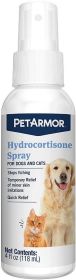 PetArmor Hydrocortisone Spray Quick Relief for Dogs and Cats (size: 4 oz)