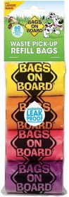 Bags on Board Colored Waste Pick Up Bags (size: 60 count)