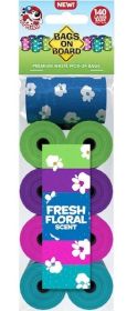 Bags on Board Floral Scented Waste Pick Up Bags (size: 140 count)