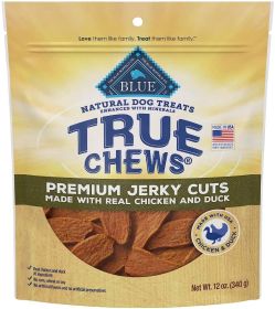 True Chews Premium Jerky Cuts with Real Chicken and Duck (size: 12 oz)