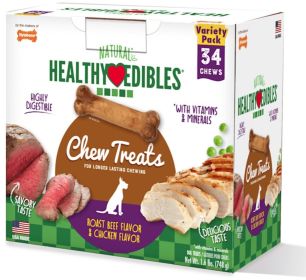 Nylabone Healthy Edibles Variety Pack Roast Beef and Chicken Petite (size: 34 count)