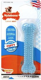 Nylabone Puppy Chew Dental Bone Blue (size: 1 count)