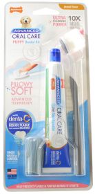 Nylabone Advanced Oral Care Puppy Dental Kit with Pillowy Soft-Bristle Toothbrush (size: 1 count)